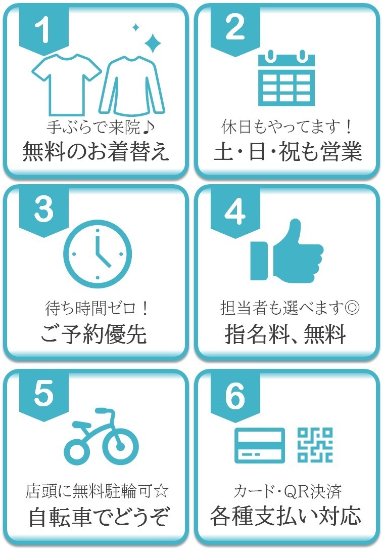 来院しやすい環境